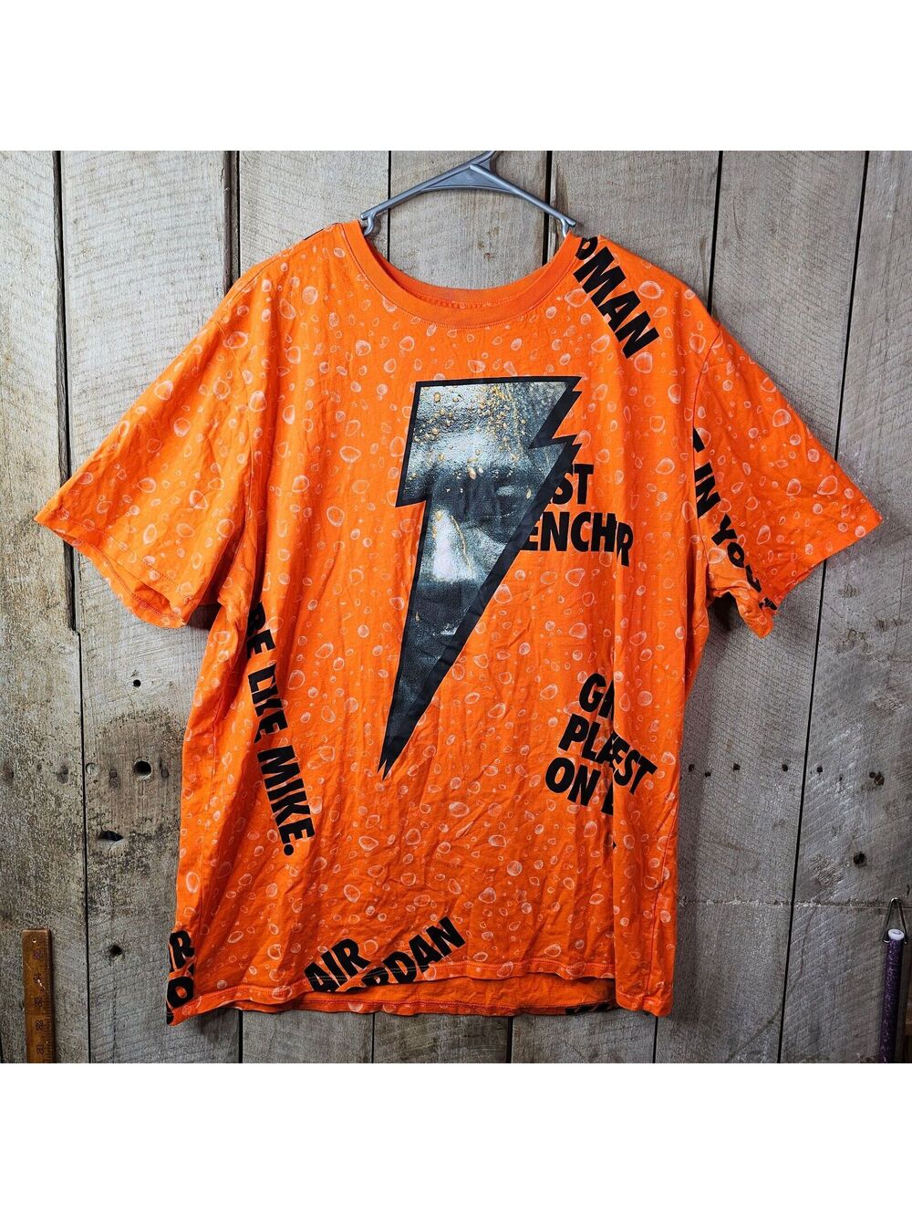 Air Jordan Greatest Player On Earth T-Shirt XXL Orange Graphic Tee